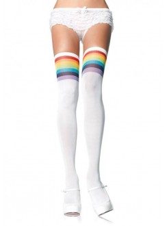 Over the Rainbow Thigh High Stockings