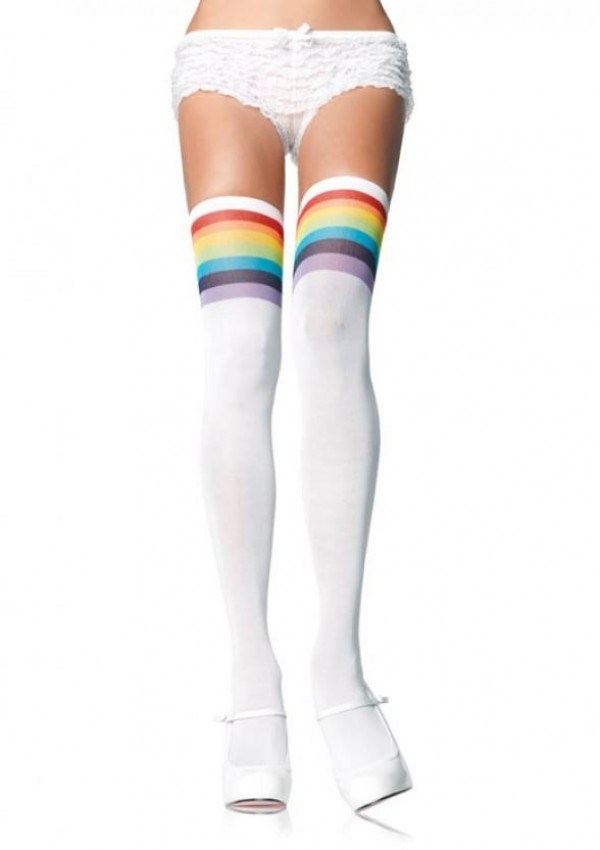 Over the Rainbow Thigh High Stockings