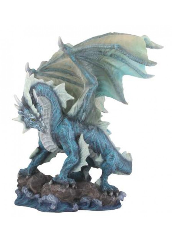 Water Dragon Blue Statue