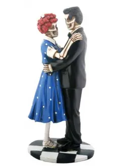 Endless Love 50s Style Skeletal Statue