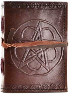 Pentagram Leather Pocket Size Journal