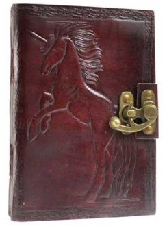 Unicorn Leather 7 Inch Journal with Latch
