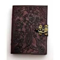 Wolf Tree Leather 7 Inch Journal with Latch