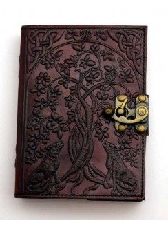 Wolf Tree Leather 7 Inch Journal with Latch