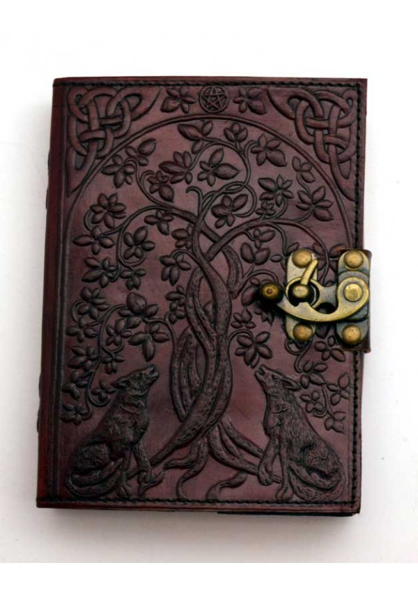 Wolf Tree Leather 7 Inch Journal with Latch