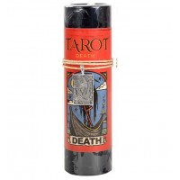 Death Tarot Card Candle with Pendant for Endings