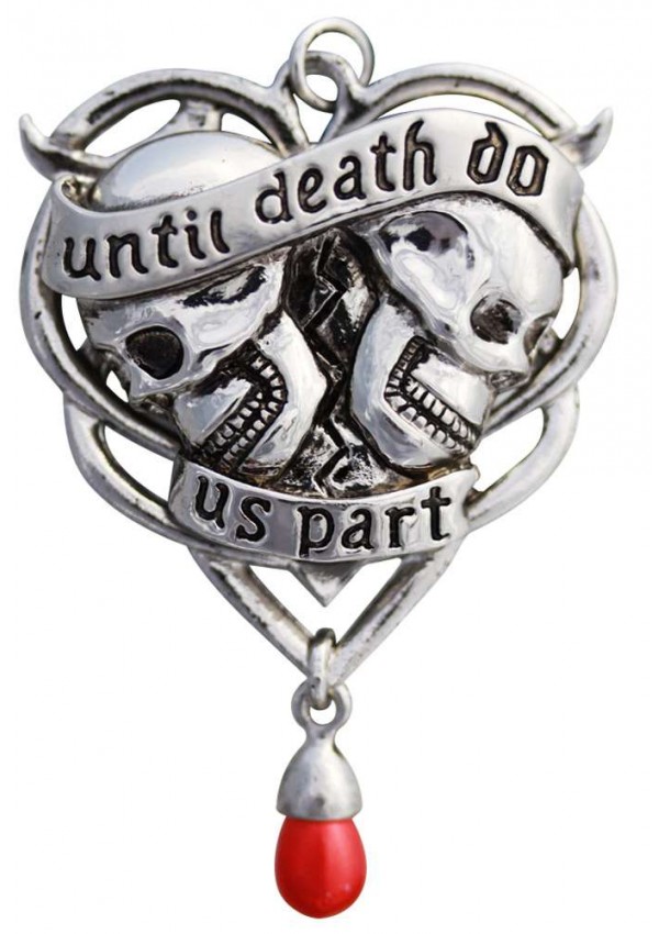 Until Death Gothic Lovers Necklace