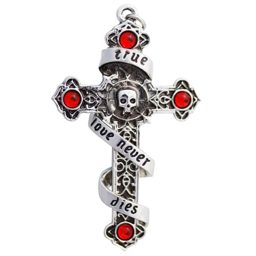 Infinitas Eternal Love Cross Necklace by Anne Stokes