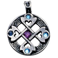 Celtic Cross Heart Pendant