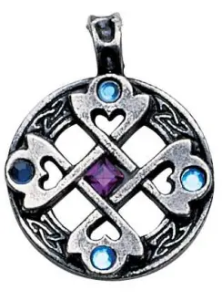 Celtic Cross Heart Pendant