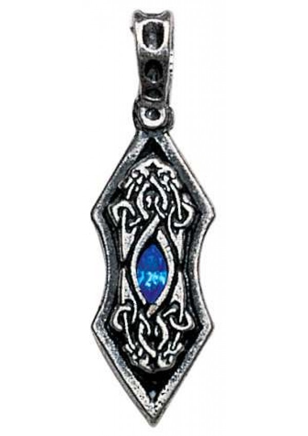 Eye of the Ice Dragon Pewter Necklace for Stability