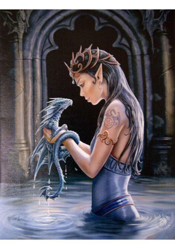 Water Dragon Canvas Art Print
