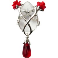 Perfect Love Rose and Thorn Crystal Keeper Necklace