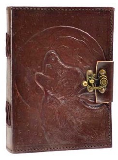 Wolf Moon Leather 7 Inch Journal with Latch