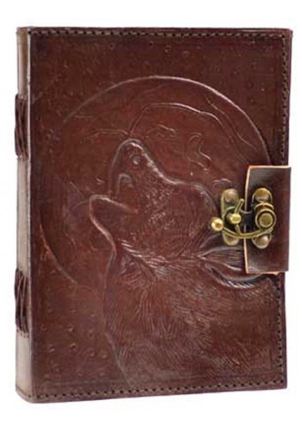 Wolf Moon Leather 7 Inch Journal with Latch