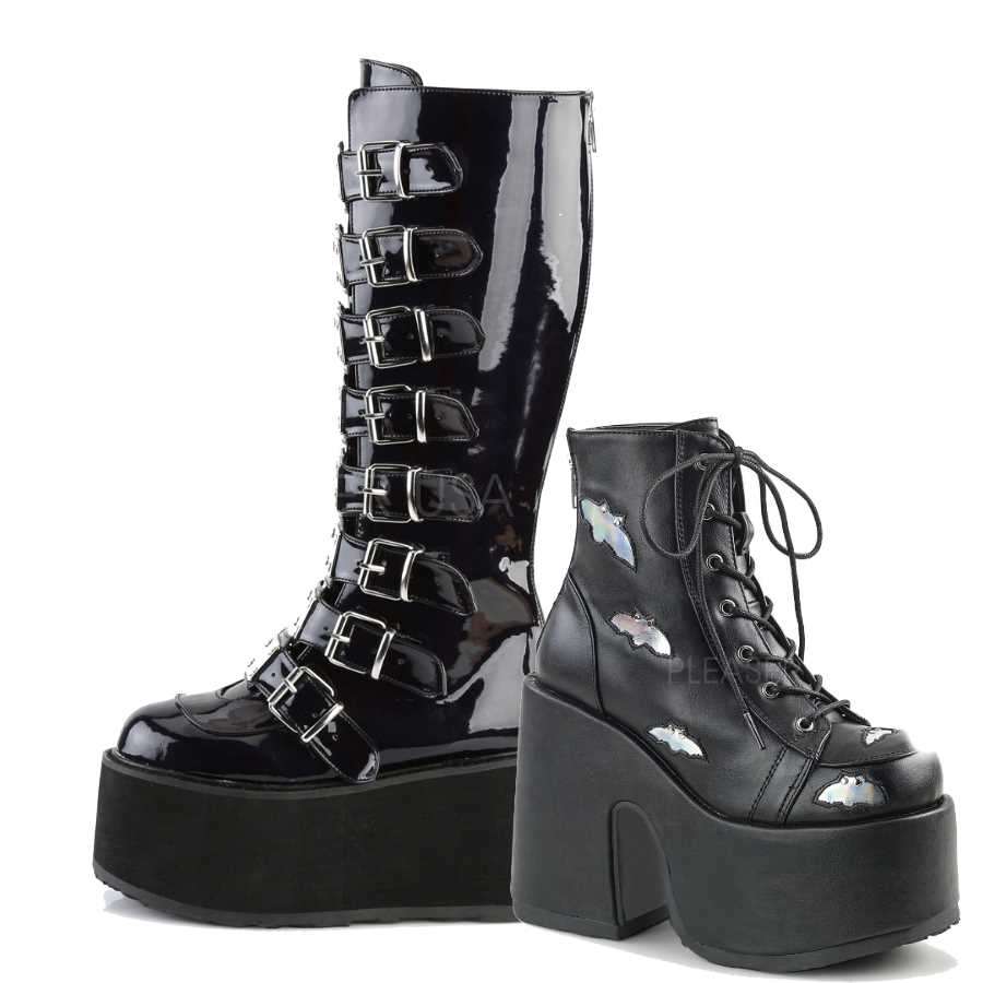 chunky goth shoes